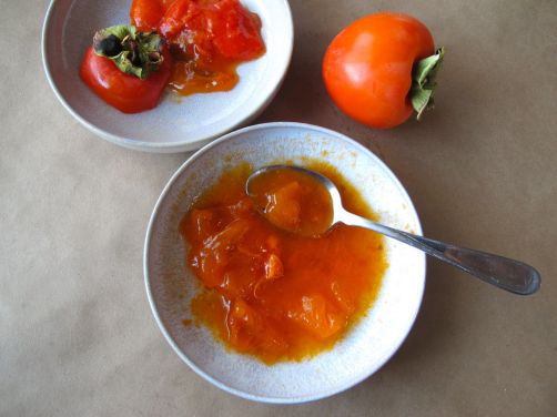 Ripe Hachiya Persimmons