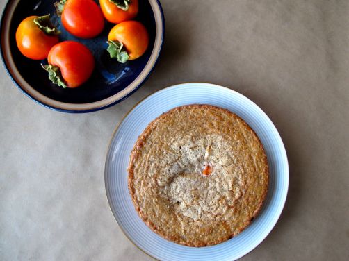 Persimmon Hazelnut Cake