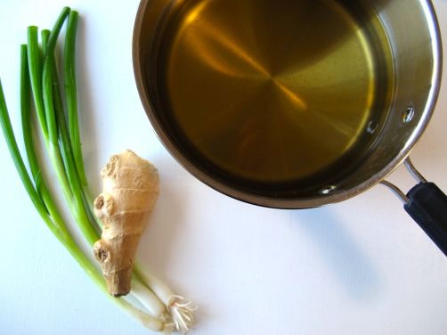 Making Kitsune Udon in Mushroom Ginger Broth