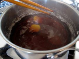 Making Kitsune Udon in Mushroom Ginger Broth
