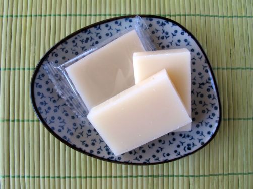 Blocks of dried mochi (Japanese rice cakes)