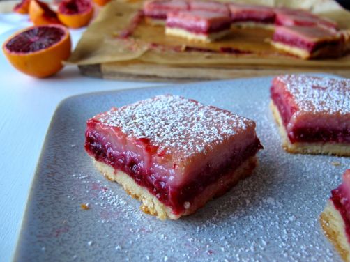 Raspberry Blood Orange Bars