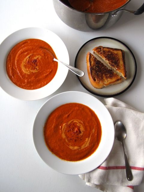 Spicy Tomato Soup with Red Lentils and Aleppo Pepper
