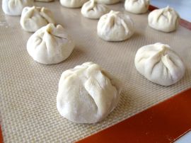 Folded Nepali Momos (Steamed Dumplings)