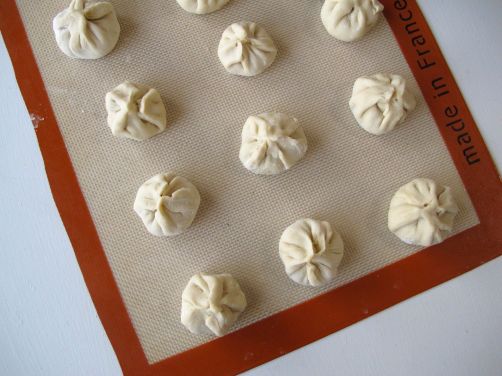 Folded Nepali Momos (Steamed Dumplings)