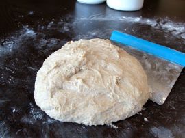Making Pizza Dough for Garlicky Kale Pizza