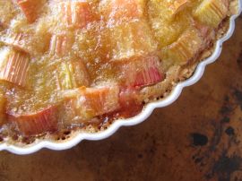 Brown Butter Strawberry Rhubarb Tart
