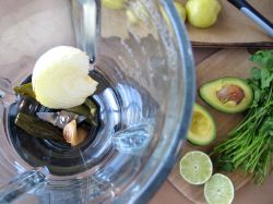 Making Taqueria-Style Creamy Avocado Salsa