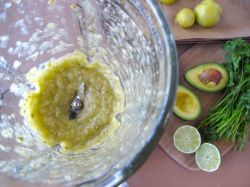 Making Taqueria-Style Creamy Avocado Salsa