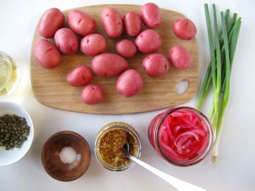 Ingredients for Whole-Grain Dijon Mustard Potato Salad