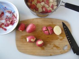 Making Whole-Grain Dijon Mustard Potato Salad