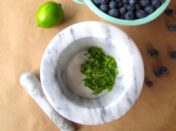 Mint-Lime Blueberry Crisp Mint-Lime Blueberry Crisp