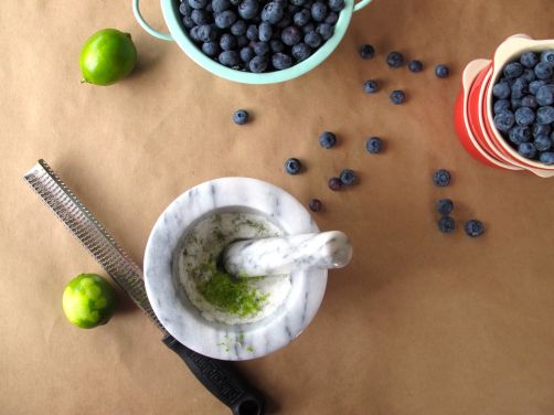 Mint-Lime Blueberry Crisp Mint-Lime Blueberry Crisp