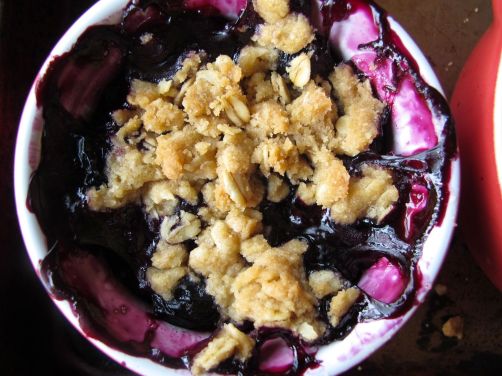 Mint-Lime Blueberry Crisp Mint-Lime Blueberry Crisp