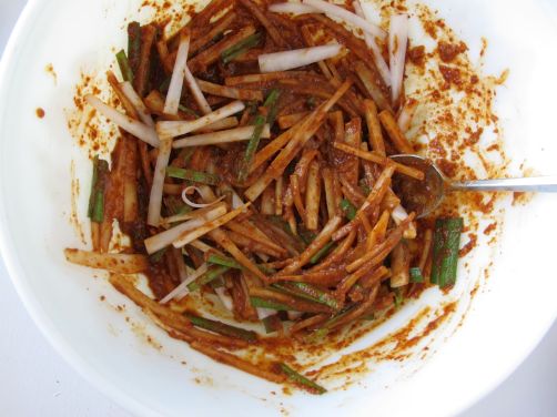 Kimchi spice mixture for Cucumber Kimchi (Oi Sobagi)
