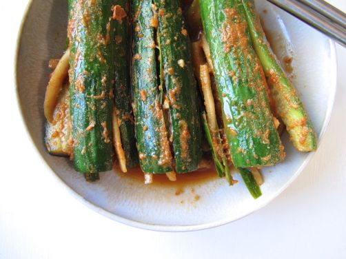 Stuffed Cucumber Kimchi (Oi Sobagi)