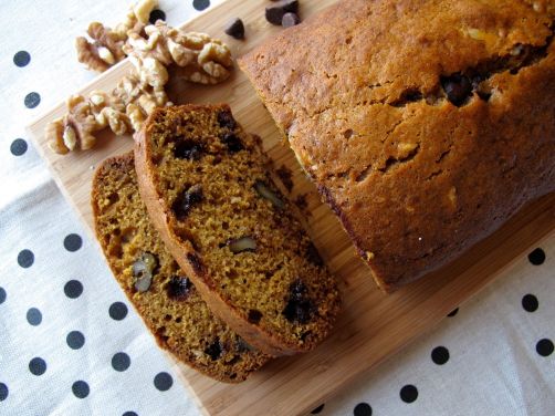 Pumpkin Chocolate Chip Bread