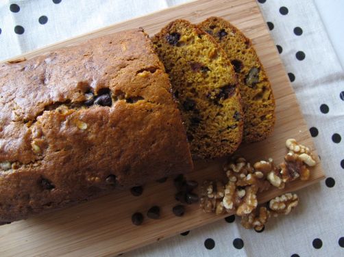 Pumpkin Chocolate Chip Bread
