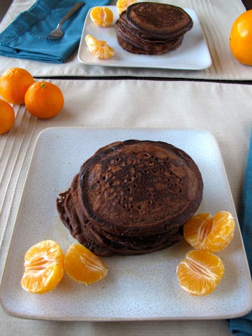 Orange Chocolate Pancakes