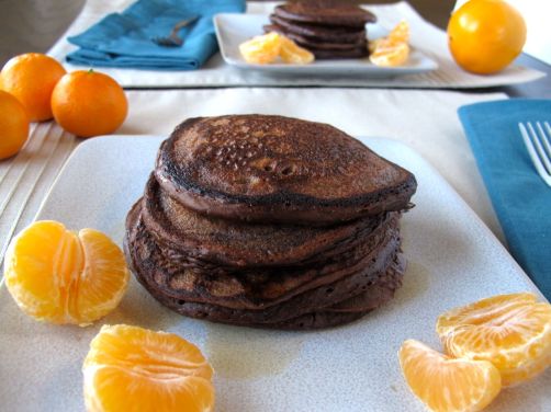 Orange Chocolate Pancakes