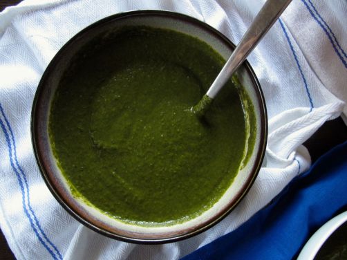 Garlicky Green Soup