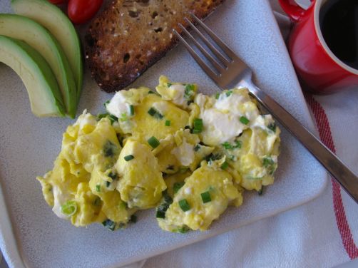 Scallion Cream Cheese Scrambled Eggs (SCC)