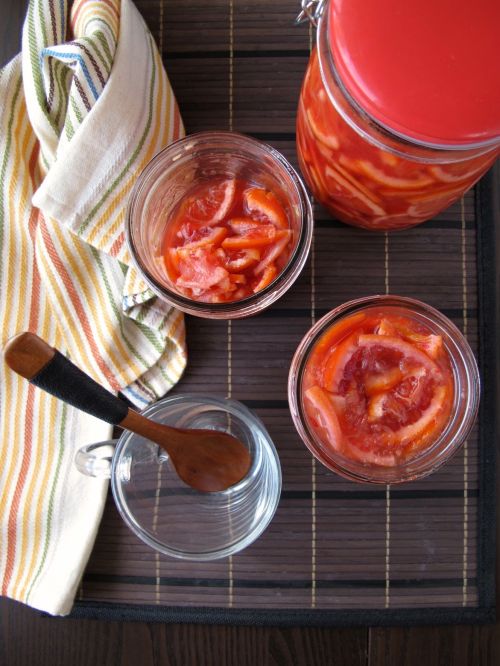 Yuzu-cha style Blood Orange Lemon Tea