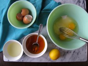 Ingredients for Hamantaschen Dough
