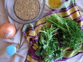 Ingredients for Moroccan Chicken Rfissa