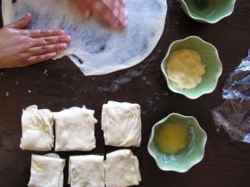 Making Msemen - Moroccan Flatbread