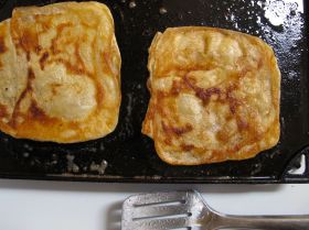 Frying Msemen - Moroccan Flatbread