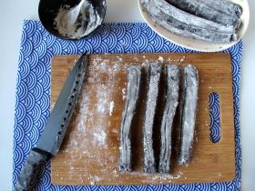 Making Black Sesame Mochi Dumplings