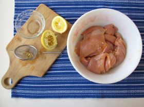 Making Nepali Spiced Almond Chicken