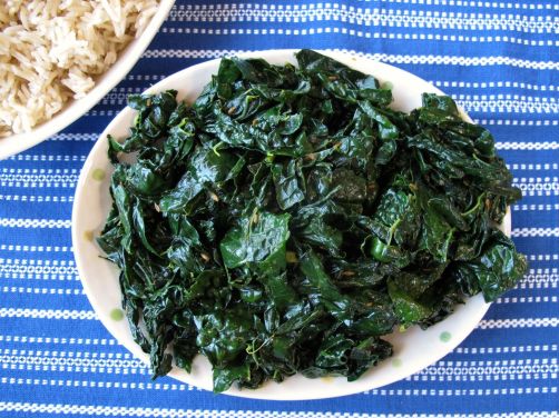 Nepali Spiced Kale or Mustard Greens