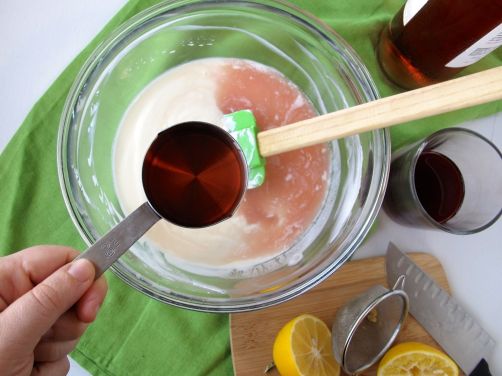 Making Rose Wine and Pomegranate Frozen Yogurt