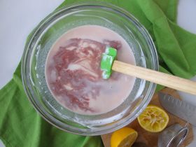 Making Rose Wine and Pomegranate Frozen Yogurt