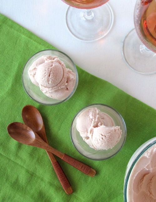 Pomegranate Rosé Frozen Yogurt